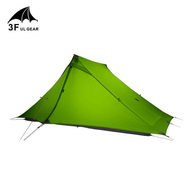3F UL GEAR LanShan 2 pro 2 Persona Esterna Ultralight Tenda Da Campeggio 3 Stagione Professionale 20D Nylon Entrambi I Lati Del Silicone tenda