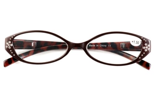 YL-6452 moda leopardo occhio di gatto occhiali da lettura presbiopia occhiali da lettura femminile occhiali presbiti