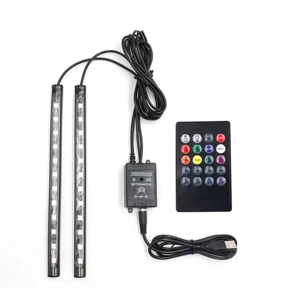 Accendisigari USB interni Auto LED lampada decorativa per atmosfera lampada a controllo vocale colorata lampada per Auto lampada ambientale