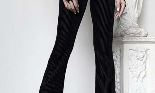 Combinaison femme ropa estetica y2k abbigliamento scuro Vintage Streetwear pantaloni donna Flare Harajuku estetico Grunge femminile